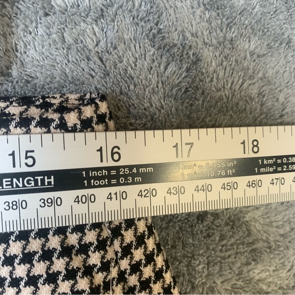 Ricki’s Wide Leg Herringbone Black & White Size 12L Pockets 32” Inseam Classic - Picture 3 of 10